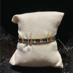Vibrant Rainbow Gemstone Bracelet